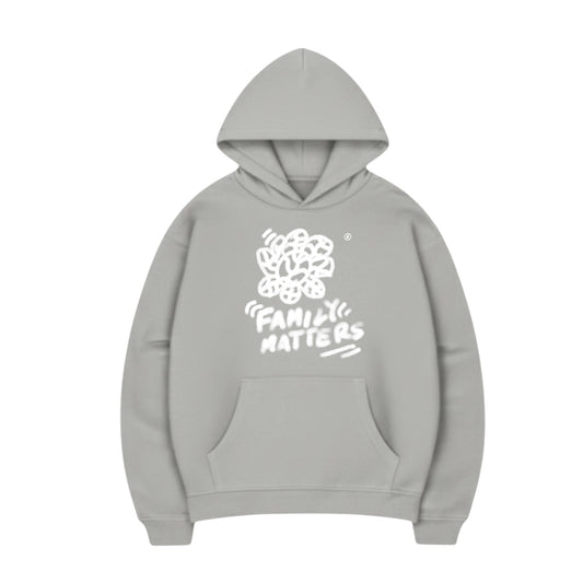 BOXY HOODIE FAMILY (ASPHALT)